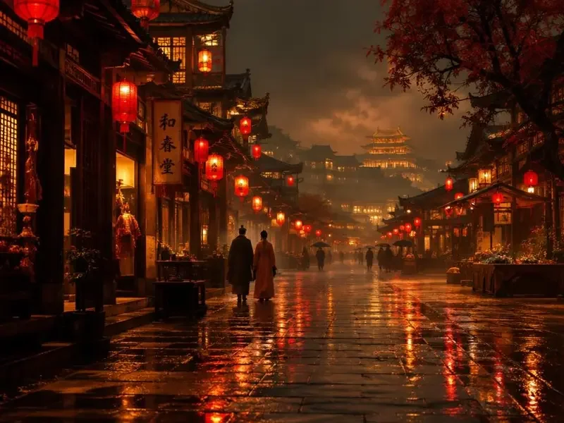 长安旧梦：古装审美天花板剧单封面图，暖光剧场氛围